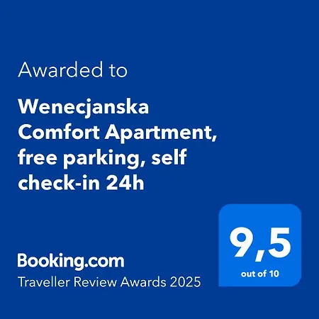 Apartamento Wenecjanska Comfort Apartment, Free Parking, Self Check-in 24h *